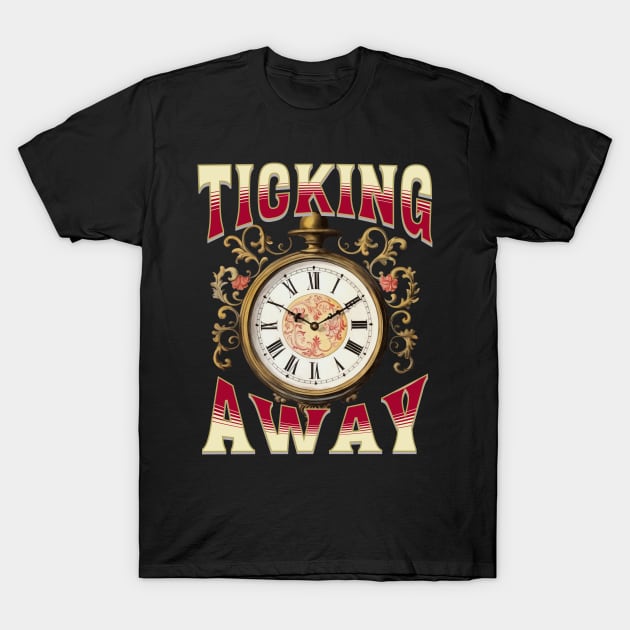 Ticking Away  - Time T-Shirt by RockReflections